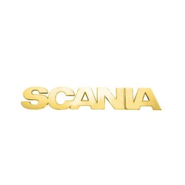 Imagem de Capa Emblema Letreiro Para Scania NTG R/S Dourado - Venka