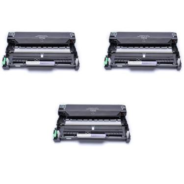 Imagem de Kit 3x Cilindro Compatível DR420 | TN420 TN410 TN450 HL2270