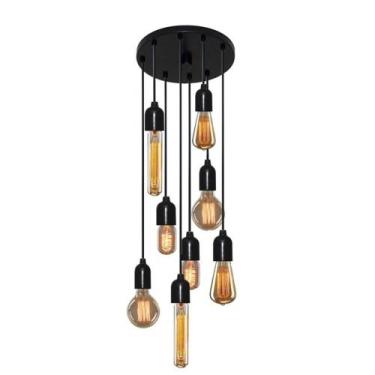 Imagem de Lustre Pendente Luminária Retro Md-4162/8 Suporte Para Lâmpada / Não I