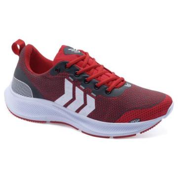 Imagem de Tênis Masculino Academia Esportivo  Barato - Dix, 38, Vermelho
