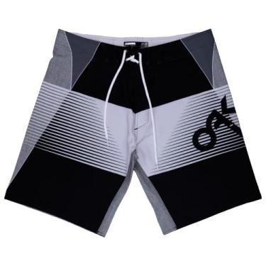 Imagem de Bermuda Tactel Oakley Front Ranger Logo Boardshort, Blackout, 40