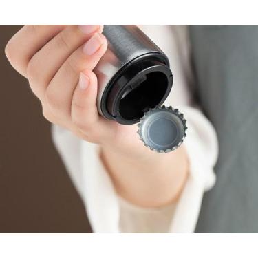 Imagem de Abridor De Garrafas Aço Inox Magnético Portátil Automático - ABRIDORES