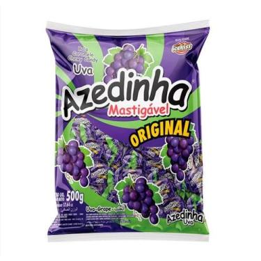 Imagem de Bala Azedinha Uva, Mastigável e Original - Cory - 500 g