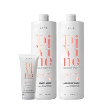 Imagem de BRAÉ Divine Shampoo e Condicionador 1L + Leave-in