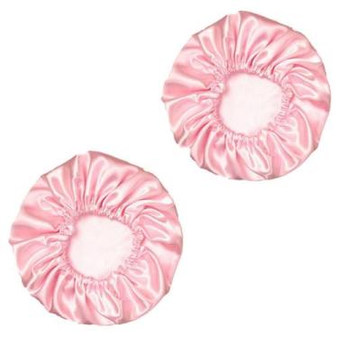 Imagem de Combo 2 un. Touca de Cetim Anti Frizz Toca para Dormir Cabelo Alinhado