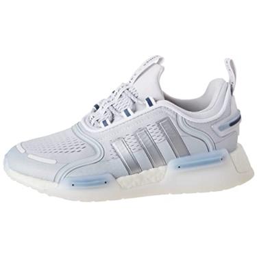 Imagem de adidas Originals Tênis masculino NMD_V3, Cinza maciço/prata metálico/branco cristal, 40 BR