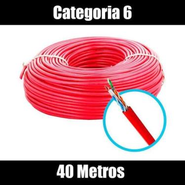 Imagem de Cabo de Rede Internet 40 metros categoria 6 / Anatel - Prysmian