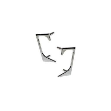 Imagem de Ponteira Vazada Cromada Para Puxador Gola de 20 Mm Pe179 Rometal, PE-1