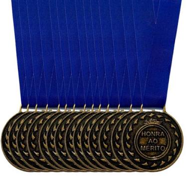 Imagem de Kit 60 Medalhas Redondas 3cm Ouro Prata Bronze Premiação - CRESPAR, Br