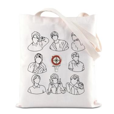 Imagem de Bolsa de ombro Korean Boy Group Merchandise Kpop Music Lovers SKZ Member Character Gift Album Gift Stray Fans Gift, Skboygrouptotes, One Size