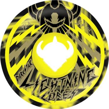 Imagem de Darkstar Roda de skate (53 mm, núcleo relâmpago mármore amarelo/preto)