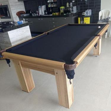 Imagem de Mesa de Sinuca e Bilhar Diver Madeira Maciça Carlin Bilhares Superfíci