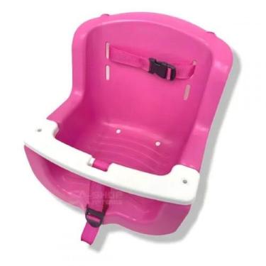 Imagem de Balanço Infantil Bebê Kids Com Cinto + Cordas Cor Rosa - Pruden Auto