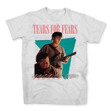Imagem de Camiseta Algodao Tears For Fears TFF 90s - Vistanervous, Branco, EG