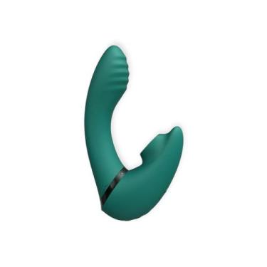 Imagem de Vibrador Ponto G com Estimulador Storm Coleção Royal Lovetoys, Silicon