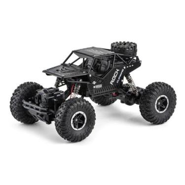 Imagem de Carro Carrinho De Controle Jeep Rally Off-road 4x4 Rock, Preto
