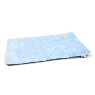 Imagem de Colchonete Firenze para Cachorro e Gato Pet - Bichinho Chic, Azul, EGG