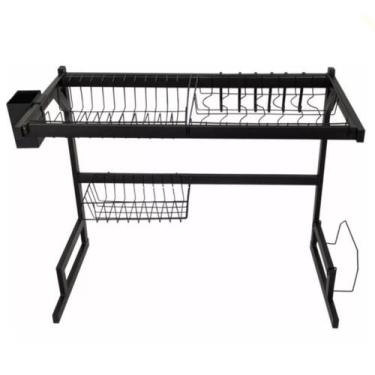 Imagem de Escorredor de Louças Organizador Rack Compacto Cozinha Suspensa Para P