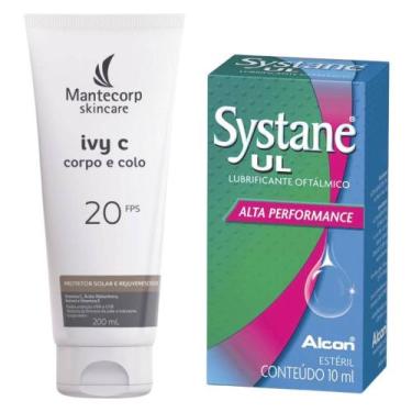Imagem de Kit Ivy C Corpo e Colo Sérum Rejuvenescedor Corporal 200ml e Systane U