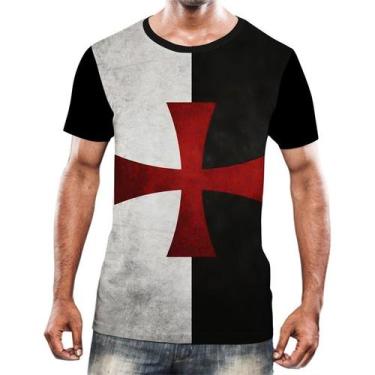 Imagem de Camisa Camiseta Cavaleiros Templários Cruzadas Armaduras 6 - Enjoy Sho