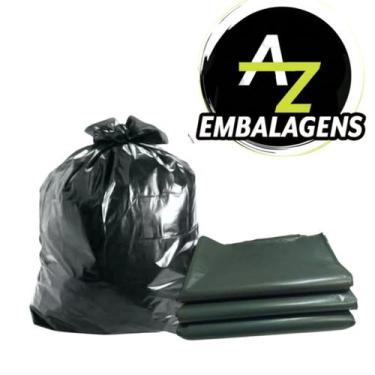 Imagem de Saco de Lixo Super Reforçado 60 Litros com 5kg - AZ