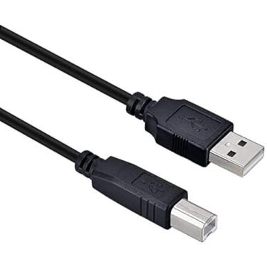 Imagem de Cabo de impressora USB compatível com HP Laserjet Pro M404dn M404dw M454dw M477fdw M479fdn M102w M251nw M227FDN, Envy 4500 5640 7155 7640 7855,HP DeskJet 3755 3632 3054, PageWide Pro 477dw