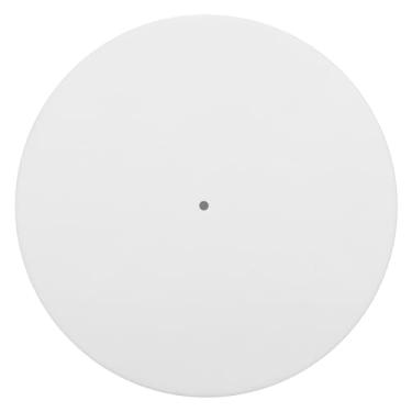 Imagem de Tapete de acrílico para toca-discos, tapete para toca-discos, tapete antiderrapante para toca-discos de acrílico antiestático para toca-discos de 30 cm (branco leitoso)