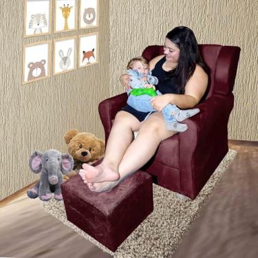 Imagem de Poltrona de Amamentar Sala Quarto Escritorio Stella Bordo