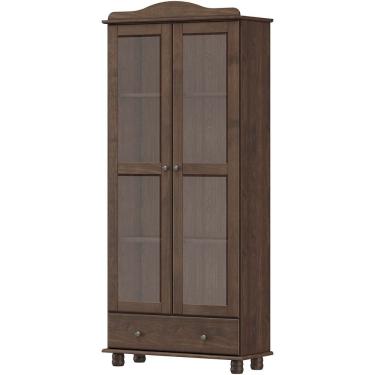 Imagem de Armario Cristaleira Madeira Maciça 85 cm 8932 Cafe Milani Store