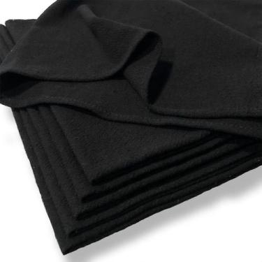 Imagem de Pano De Prato Preto Pé De Galinha Com Baínha - 10 Unidades - IC Comerc