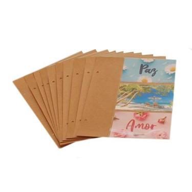 Imagem de Refil Para Álbum 300/450 10X15 Com 10 Folhas Kraft Rec - R4 - RECORDAR