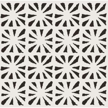 Imagem de Ismoon Papel de parede de contato boho preto e bege para armários e gavetas, papel de parede geométrico, papel de parede autoadesivo removível para banheiro quarto 44 x 199 cm