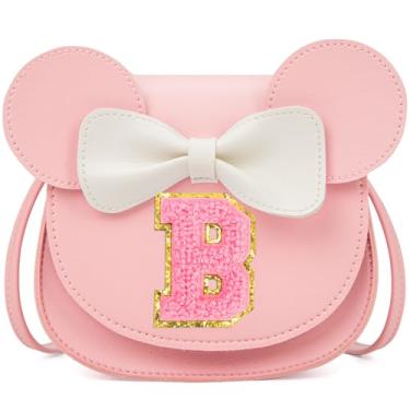 Imagem de OYLOLA Presentes de aniversário para meninas de 3, 4, 5, 6, 7 e 8 anos, bolsa infantil para meninas pequenas, presente para meninas, Rosa