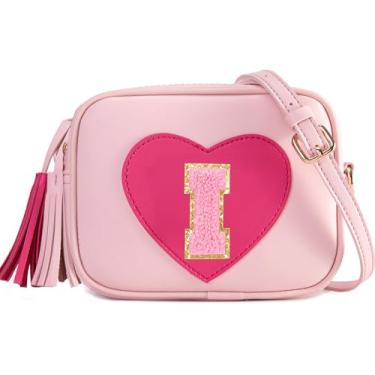 Imagem de OYLOLA 3, 4, 5, 6, 7, 8 anos, presente de aniversário, bolsa para meninas, bolsa infantil para meninas, Rosa 2, I