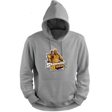 Imagem de Blusa Moletom Capuz Basquete Shaquille Oneal LAL Basketball