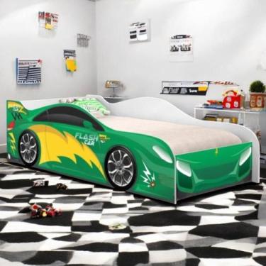 Imagem de Cama Infantil Para Menina Menino Com Proteção e com Colchão - CasaH, F