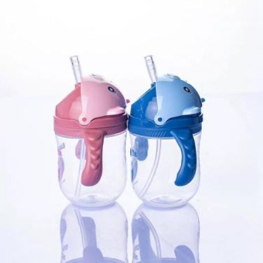 Imagem de Copo Infantil Antivazamento Transição Canudo Menino Menina - Bruartt, 