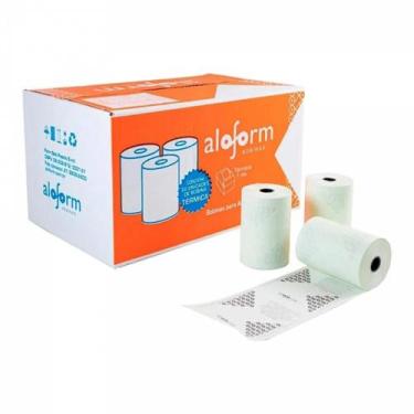 Imagem de Bobina Térmica 80x40 Caixa 30 Rolos BRANCA Aloform