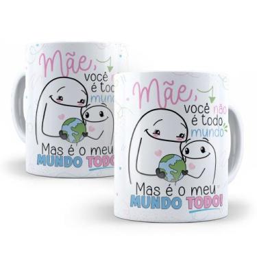 Imagem de Caneca de Cerâmica Personalizada 325ml Flork Mães - ILBN