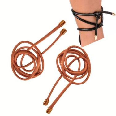 Imagem de cordinha para amarração tornozeleira 1 m scarpin sandalia - Feminy Cal