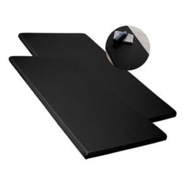 Imagem de Kit 2 colchonetes pilates/academia preto sc - flexmouve