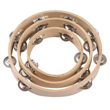 Imagem de Pandeiro, Projetado Com um Agradável Som de Jingle Metálico, Tamanhos Diferentes para Diversas Necessidades, Fácil de Segurar, para Festas Musicais e Fins Educacionais (10