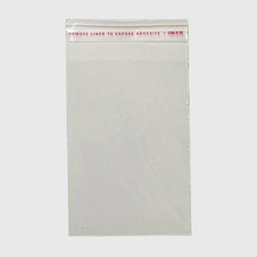 Imagem de Saco Plástico Sem Furo Adesivado com Aba 9x13 500 unidades - Pratici E