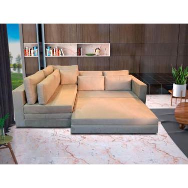 Imagem de Sofá de Canto SFC_MA 03 que se Transforma em Sofá Cama de Casal Resist