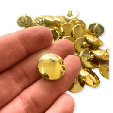 Imagem de Botão Pezinho 18mm Dourado Com Alça 200 peças Costura - Inova Aviament