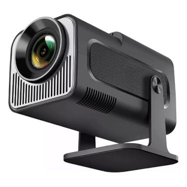 Imagem de Projetor Mini Portátil 5G com Wifi 6, Bluetooth 5.0, Android 11, Suporte 4K, 720P Nativo, 12.000 Lumens, Resolução Alta, Tela Grande, Multimídia, Cinema em Casa, Conectividade Avançada, Compacto