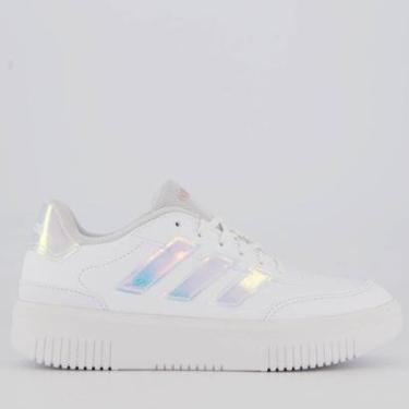 Imagem de Tênis Adidas Courtblock Bold Feminino Branco-Feminino