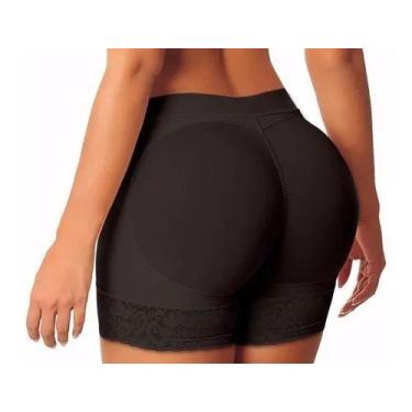 Imagem de Calcinha Short Modeladora Enchimento Levanta Aumenta Bumbum - MHR, Pre