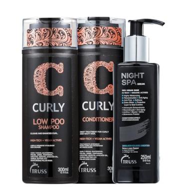 Imagem de Kit TRUSS Curly Night Spa (3 Produtos)