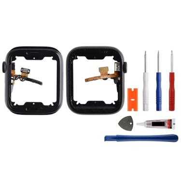 Imagem de SWARK Nova substituição da carcaça da moldura do meio compatível com S7 45 com kit de reparo atualizado - preto